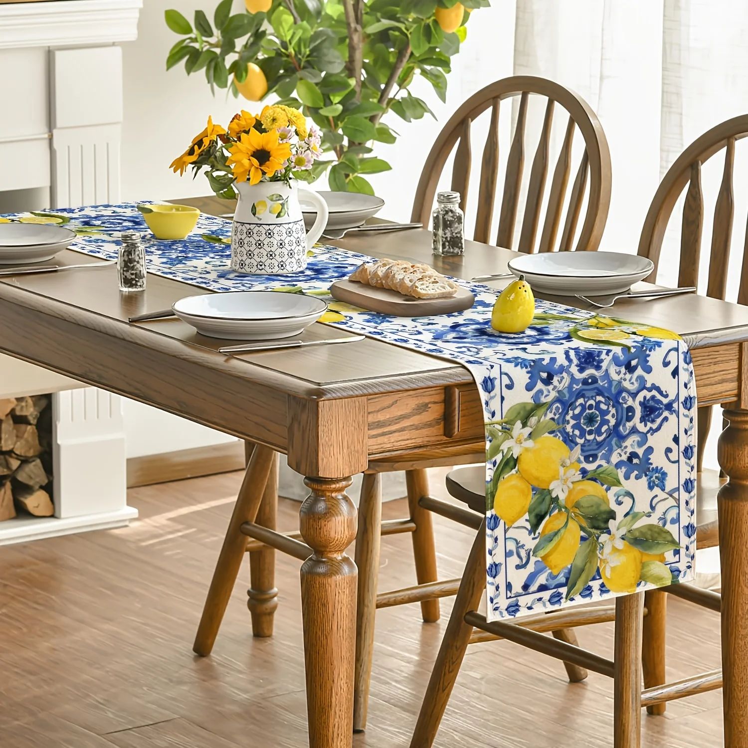 VIKAMA Farmhouse Tafelloper Ci - Linen Table Runner recensie en prijs