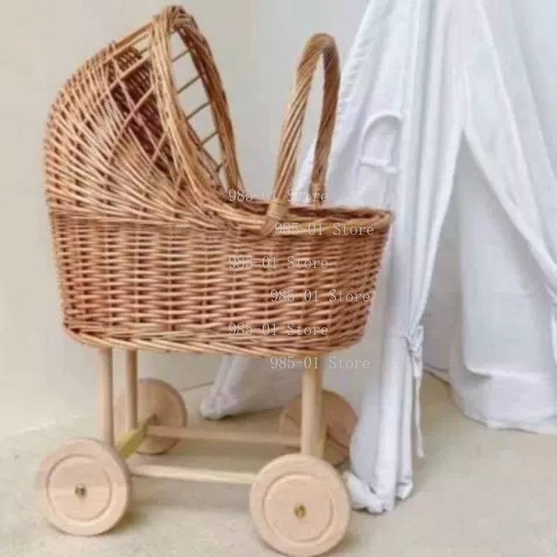 Handgeweven rieten wieg-kinder - Rattan Plant Basket recensie en prijs