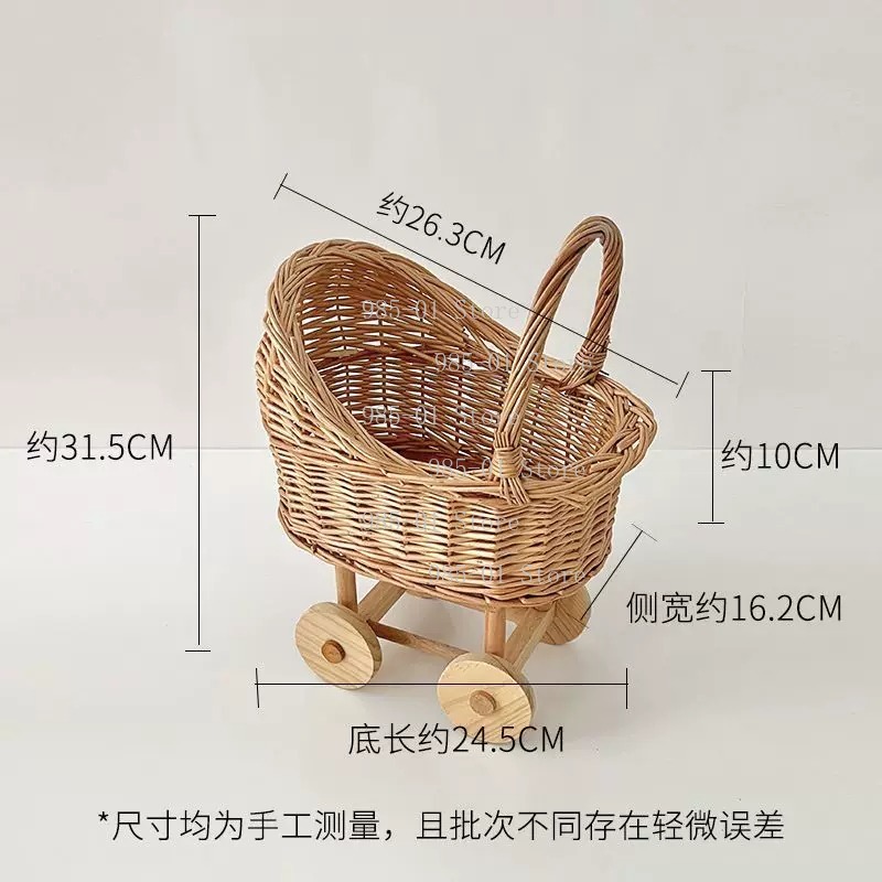 Handgeweven rieten wieg-kinder - Rattan Plant Basket recensie en prijs