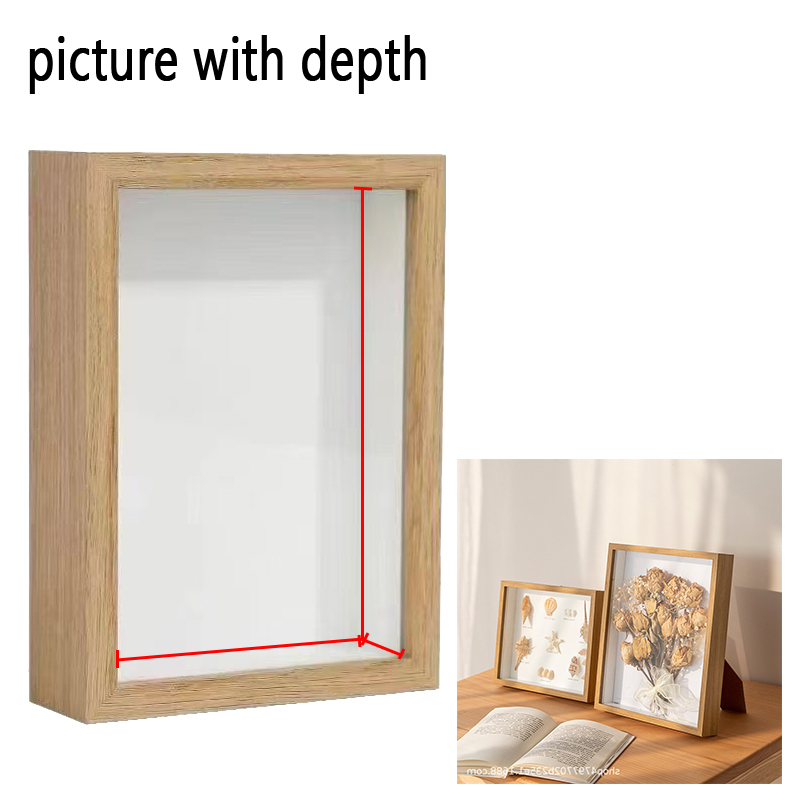 3D houten fotolijsten, diepte  - Bamboo Photo Frame recensie en prijs