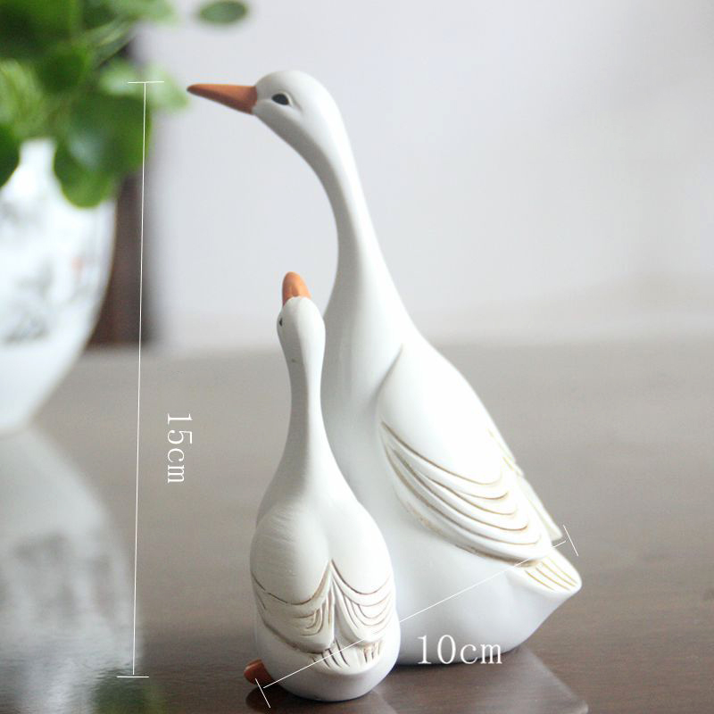 Fun Leuke Eend Hars Standbeeld - Home Decor Za recensie en prijs
