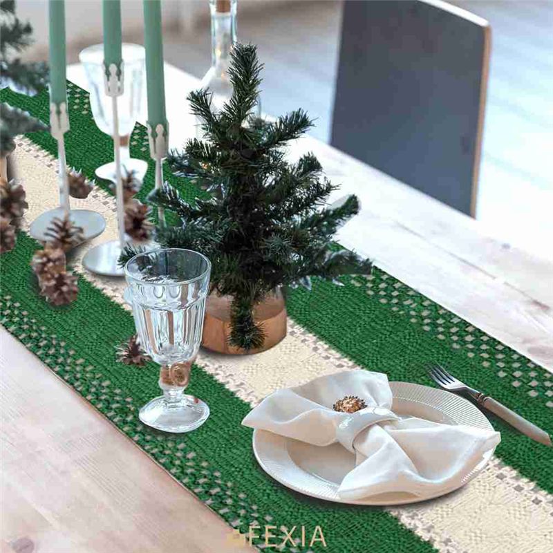 DT15 Boho Farmhouse Tafelloper - Linen Table Runner recensie en prijs