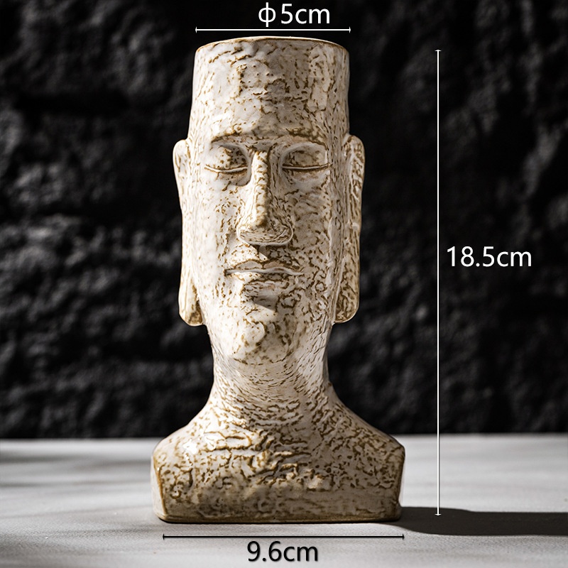 Capiron Moai Vaas Keramische B - Pampas Grass Decor recensie en prijs