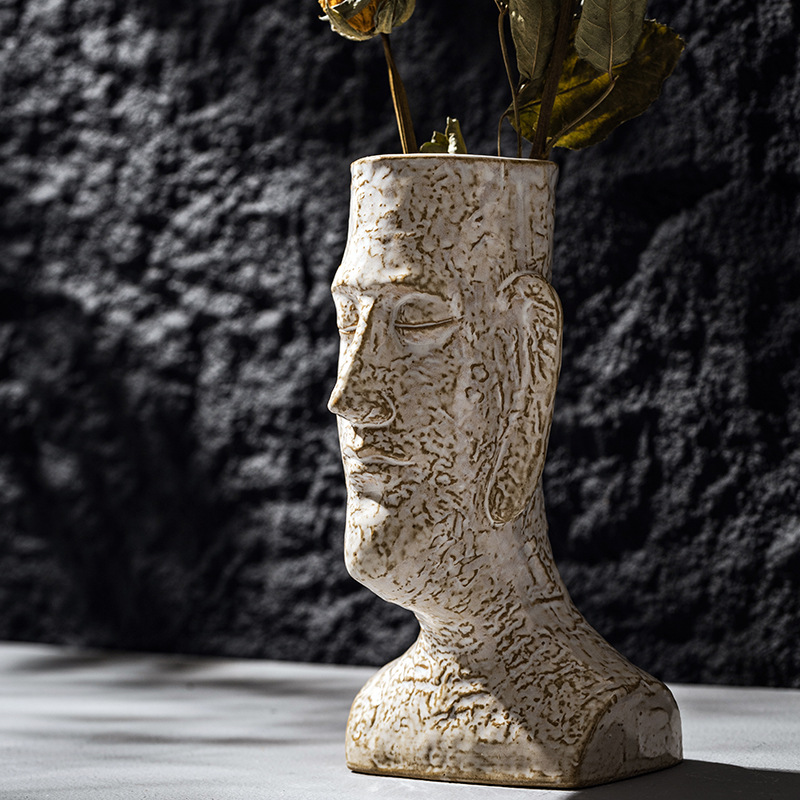 Capiron Moai Vaas Keramische B - Pampas Grass Decor recensie en prijs