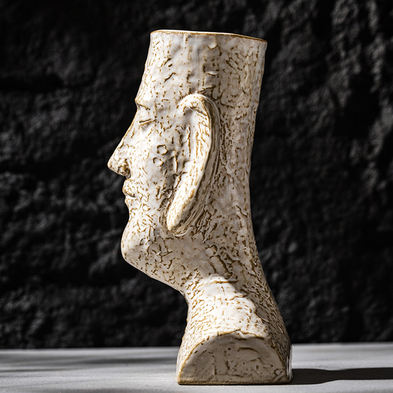 Capiron Moai Vaas Keramische B - Pampas Grass Decor recensie en prijs