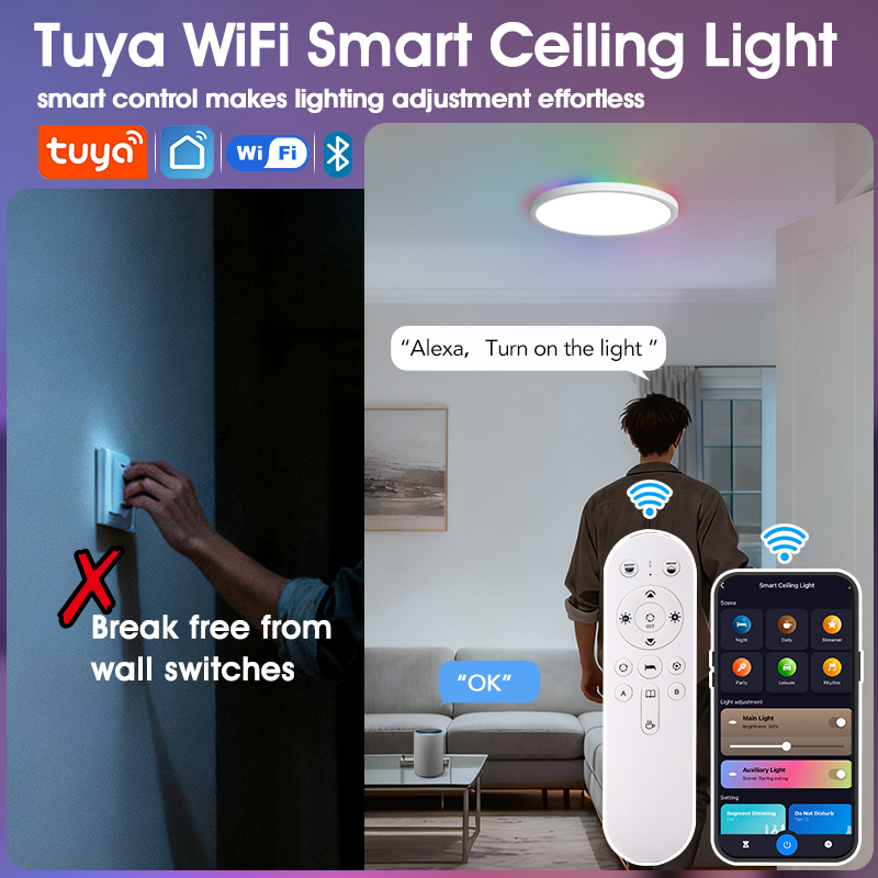 BENEWTON Tuya Smart WiFi Plafo - Home Decor Free App recensie en prijs