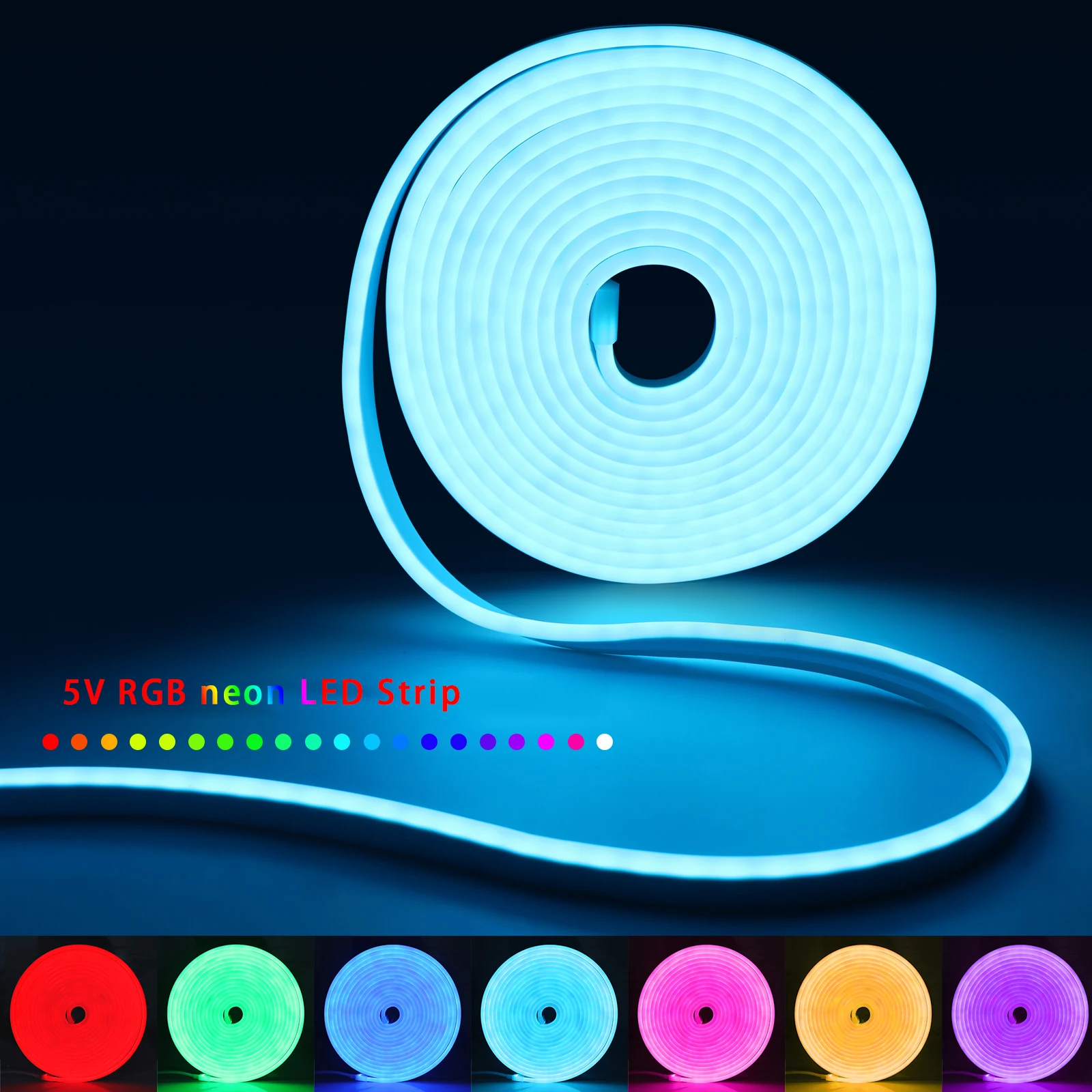 1-5m RGB LED Neon Strip Licht  - Home Decor Free App recensie en prijs